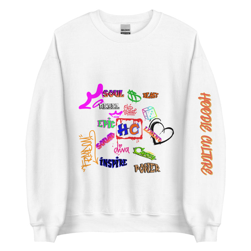 Crown Graffiti Sweatshirt (W)