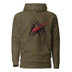 HC Claw Strike BLK RD Hoodie (U)