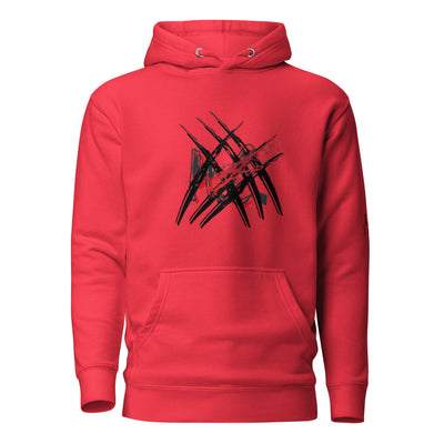 HC Claw Strike BLK RD Hoodie (U)